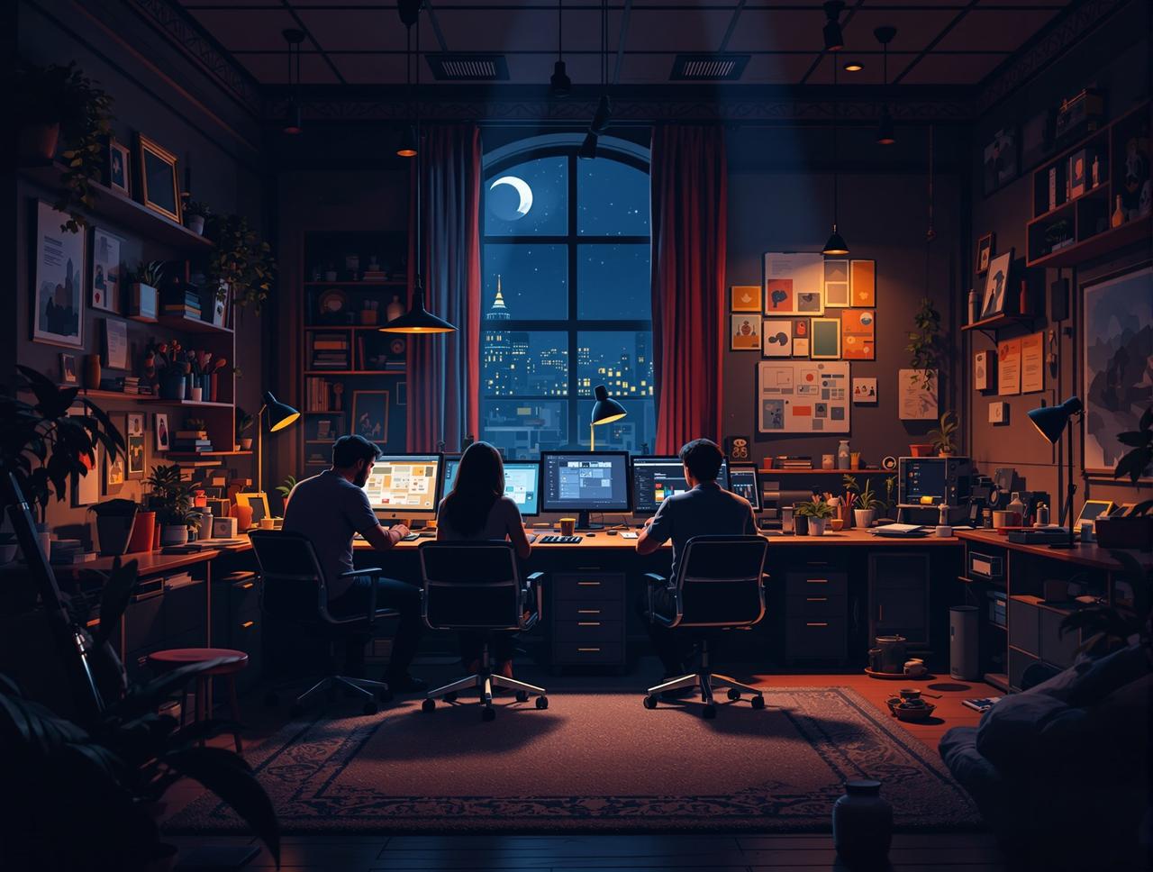 红果官网品牌工作室 红果官网品牌故事 - 创作团队的温暖工作室